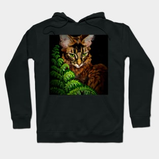 fern cat 1 Hoodie